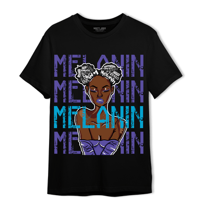 Aqua 6s T Shirt Match Melanin Girl - NastyJamz