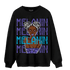 Aqua 6s Sweatshirt Match Melanin Girl - NastyJamz