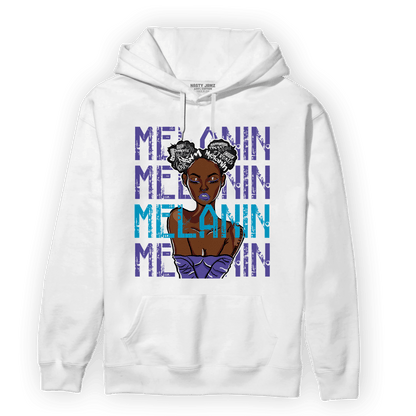 Aqua 6s Hoodie Match Melanin Girl - NastyJamz