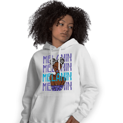 Aqua 6s Hoodie Match Melanin Girl - NastyJamz