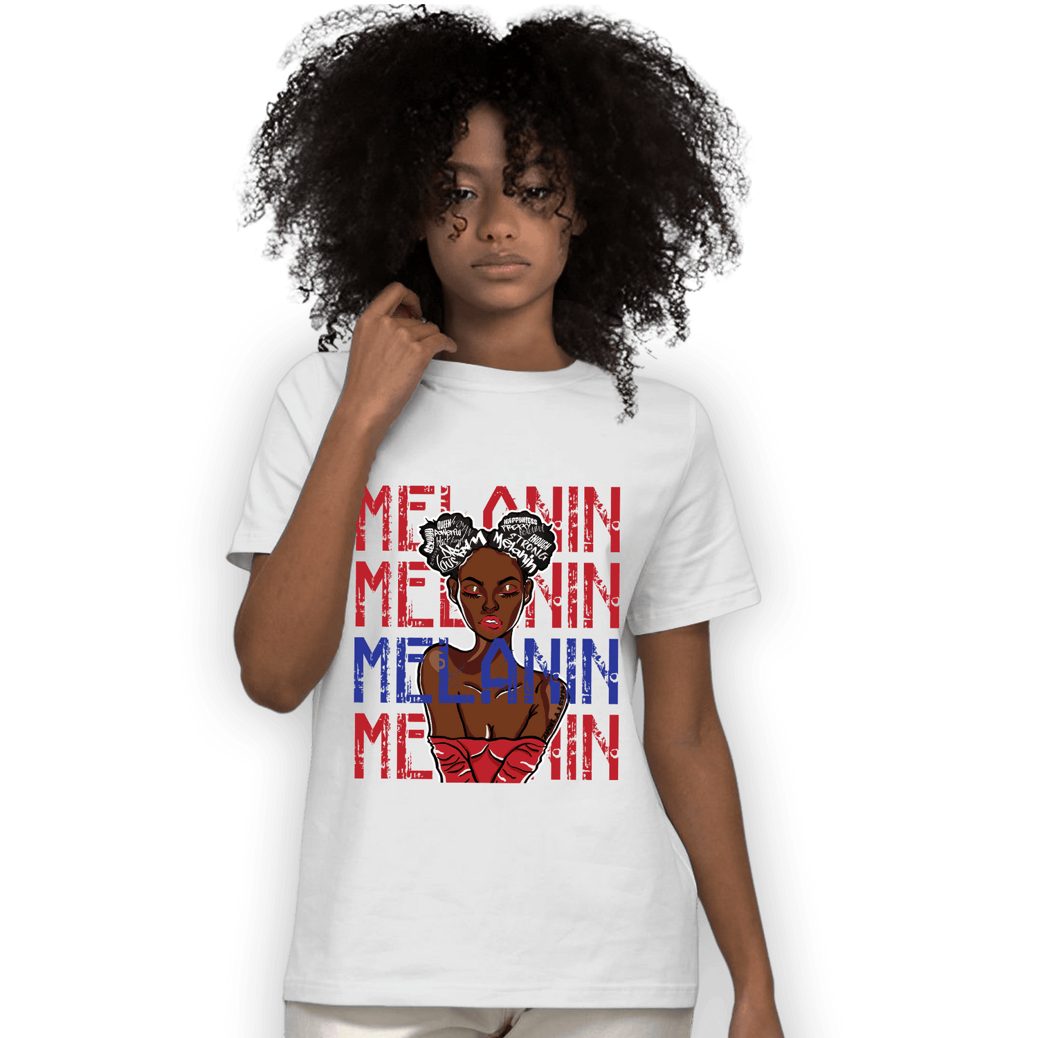 Playoffs 8s T Shirt Match Melanin Girl - NastyJamz