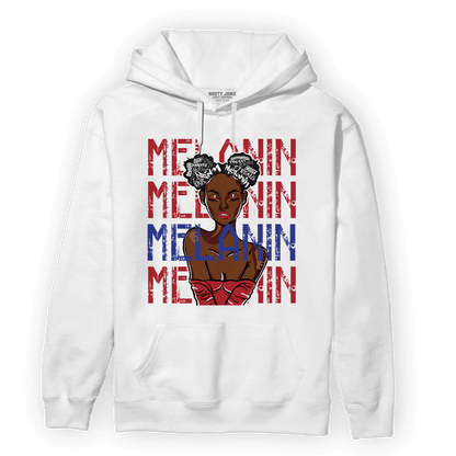 Playoffs 8s Hoodie Match Melanin Girl - NastyJamz