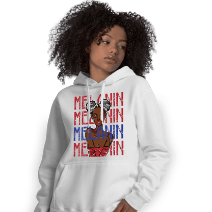 Playoffs 8s Hoodie Match Melanin Girl - NastyJamz