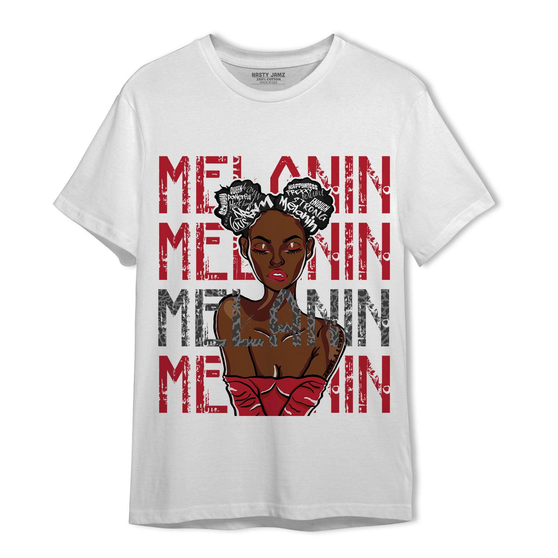 Spizike Low Bred T Shirt Match Melanin Girl - NastyJamz