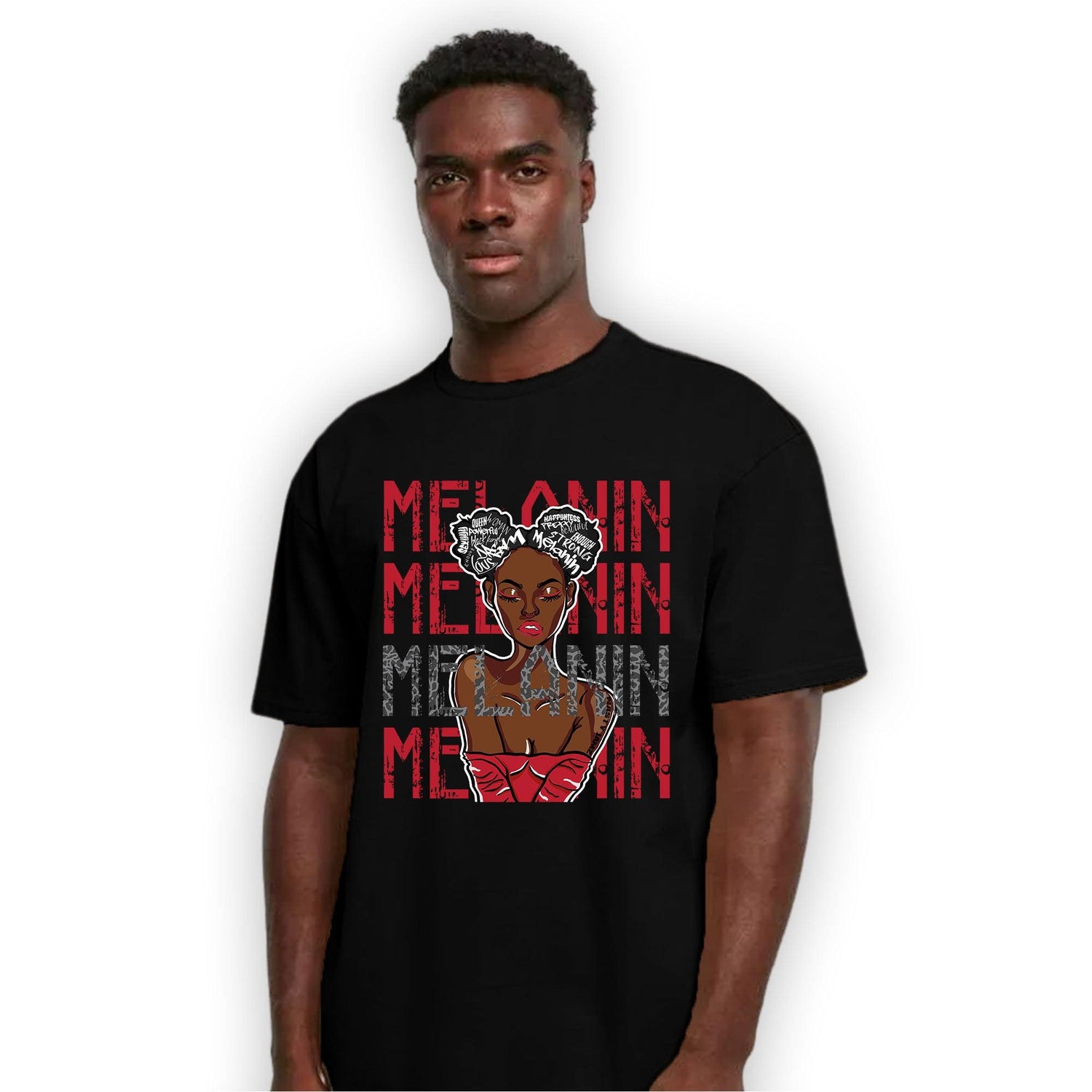 Spizike Low Bred T Shirt Match Melanin Girl - NastyJamz