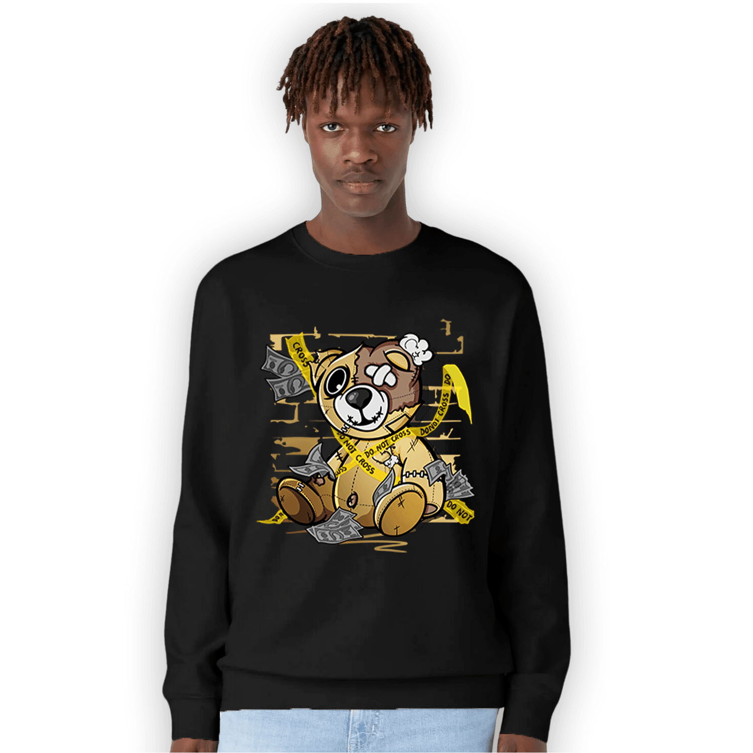 High OG Metallic Gold 1s Sweatshirt Match Money BER - NastyJamz