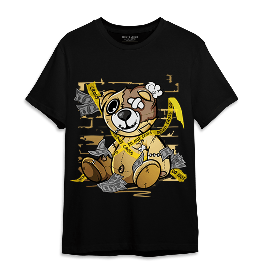 High OG Metallic Gold 1s T Shirt Match Money BER - NastyJamz