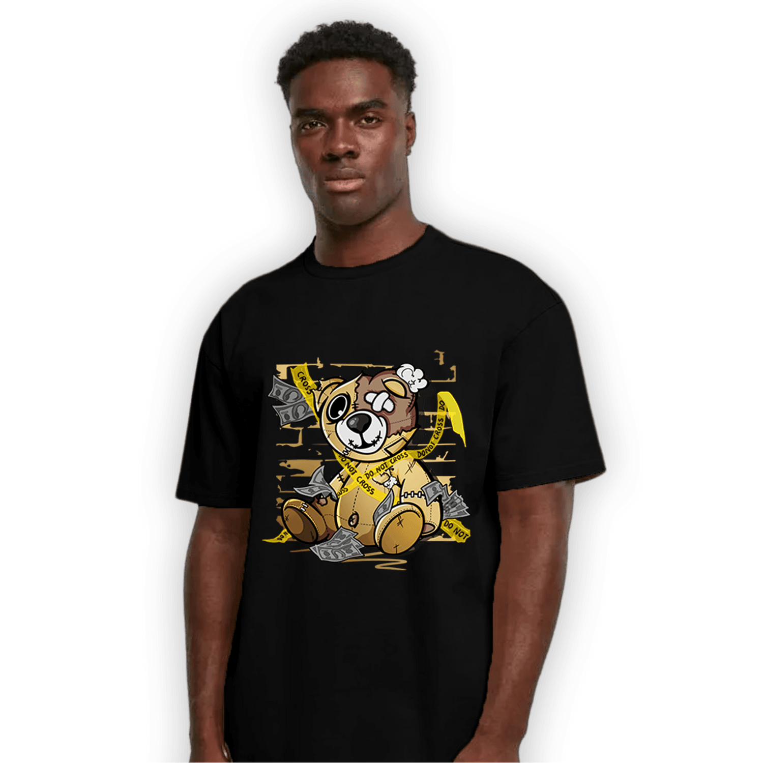 High OG Metallic Gold 1s T Shirt Match Money BER - NastyJamz
