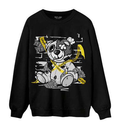 Retro High OG Black White 1s Sweatshirt Match Money BER - NastyJamz
