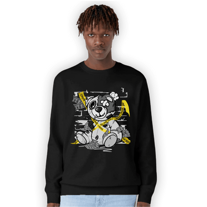 Retro High OG Black White 1s Sweatshirt Match Money BER - NastyJamz