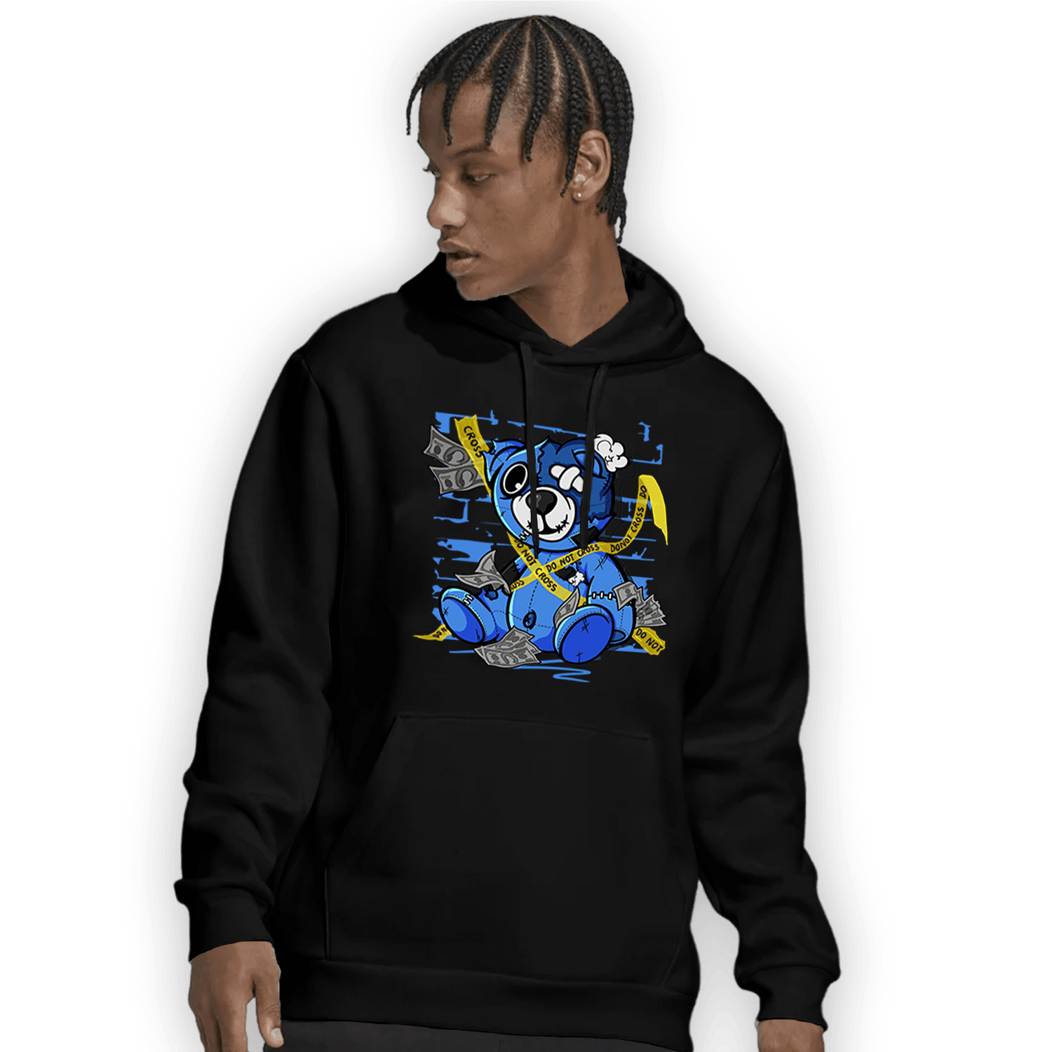 University Blue Toe 1s Hoodie Match Money BER - NastyJamz
