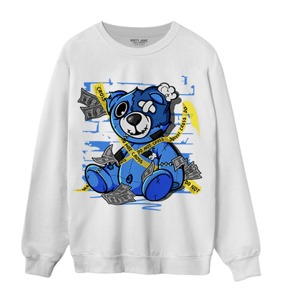 University Blue Toe 1s Sweatshirt Match Money BER - NastyJamz