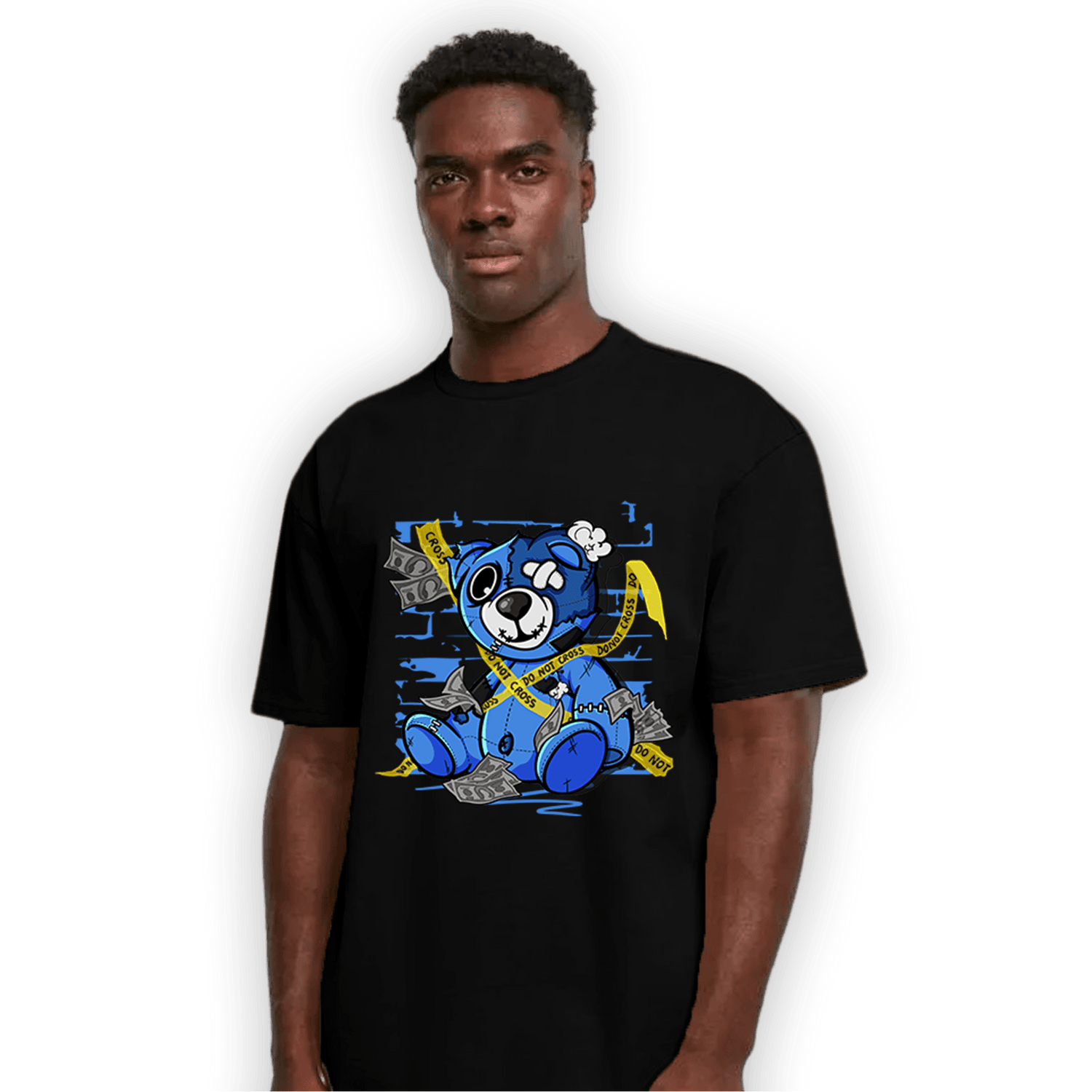 University Blue Toe 1s T Shirt Match Money BER - NastyJamz