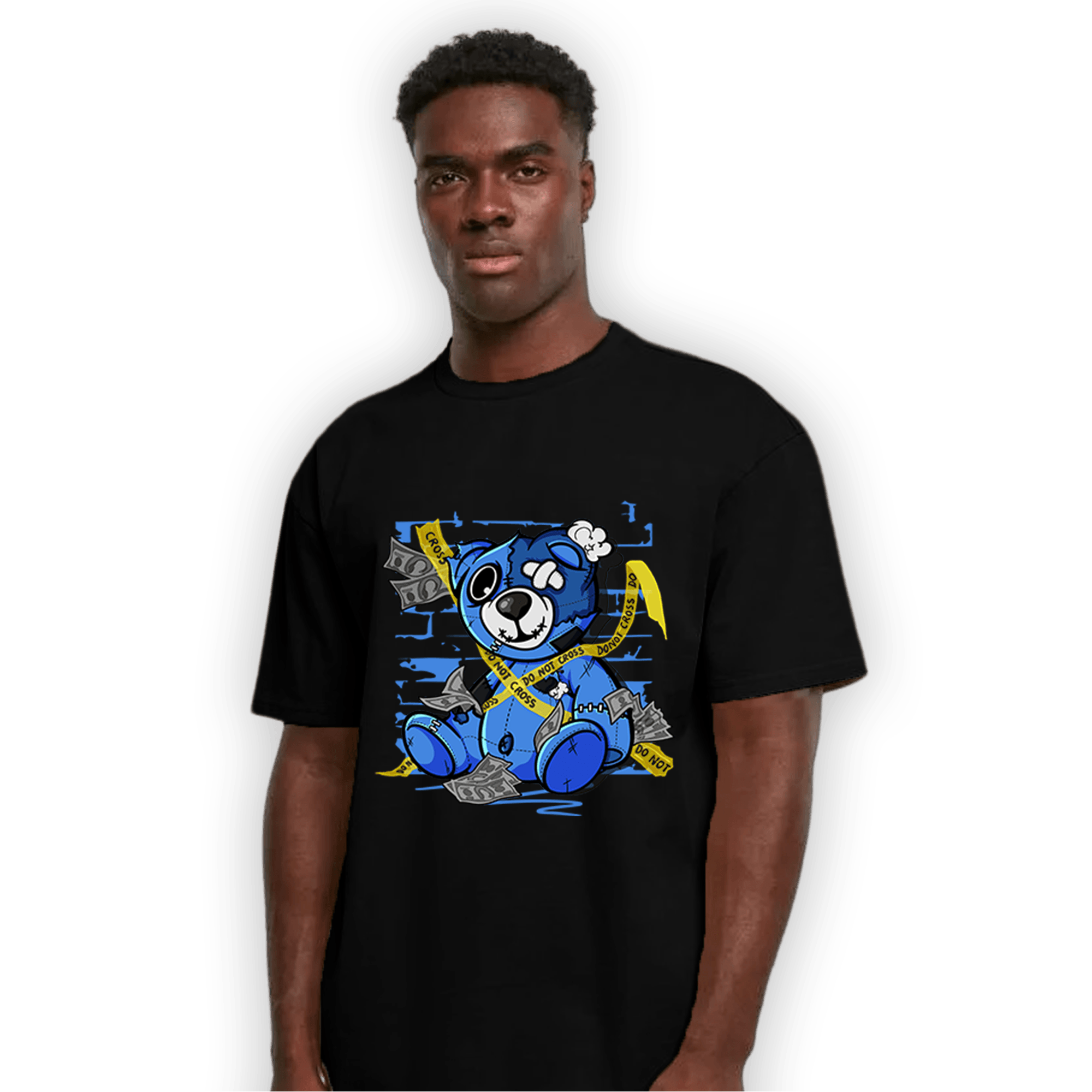 University Blue Toe 1s T Shirt Match Money BER - NastyJamz