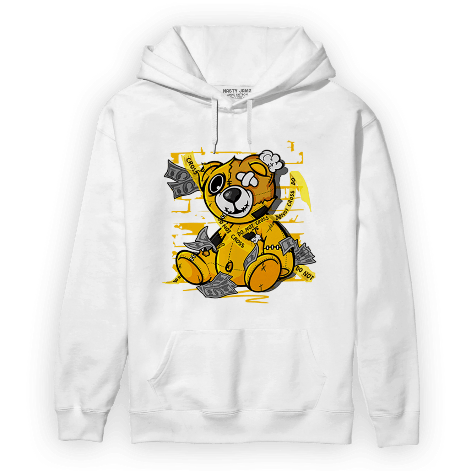 Yellow Ochre 1s Hoodie Match Money BER - NastyJamz