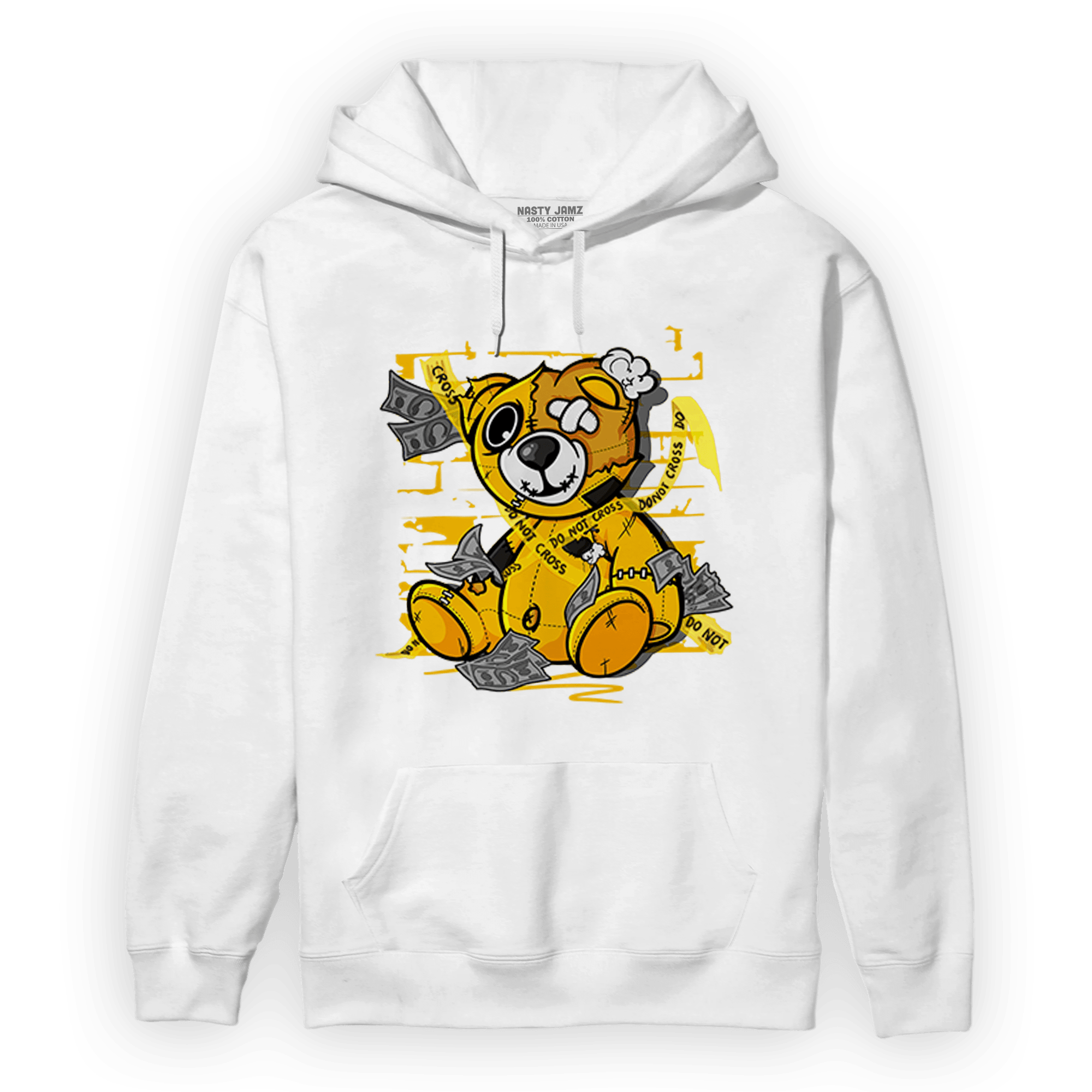 Yellow Ochre 1s Hoodie Match Money BER - NastyJamz