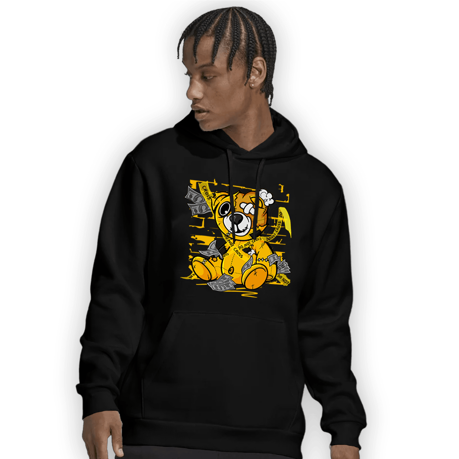 Yellow Ochre 1s Hoodie Match Money BER - NastyJamz