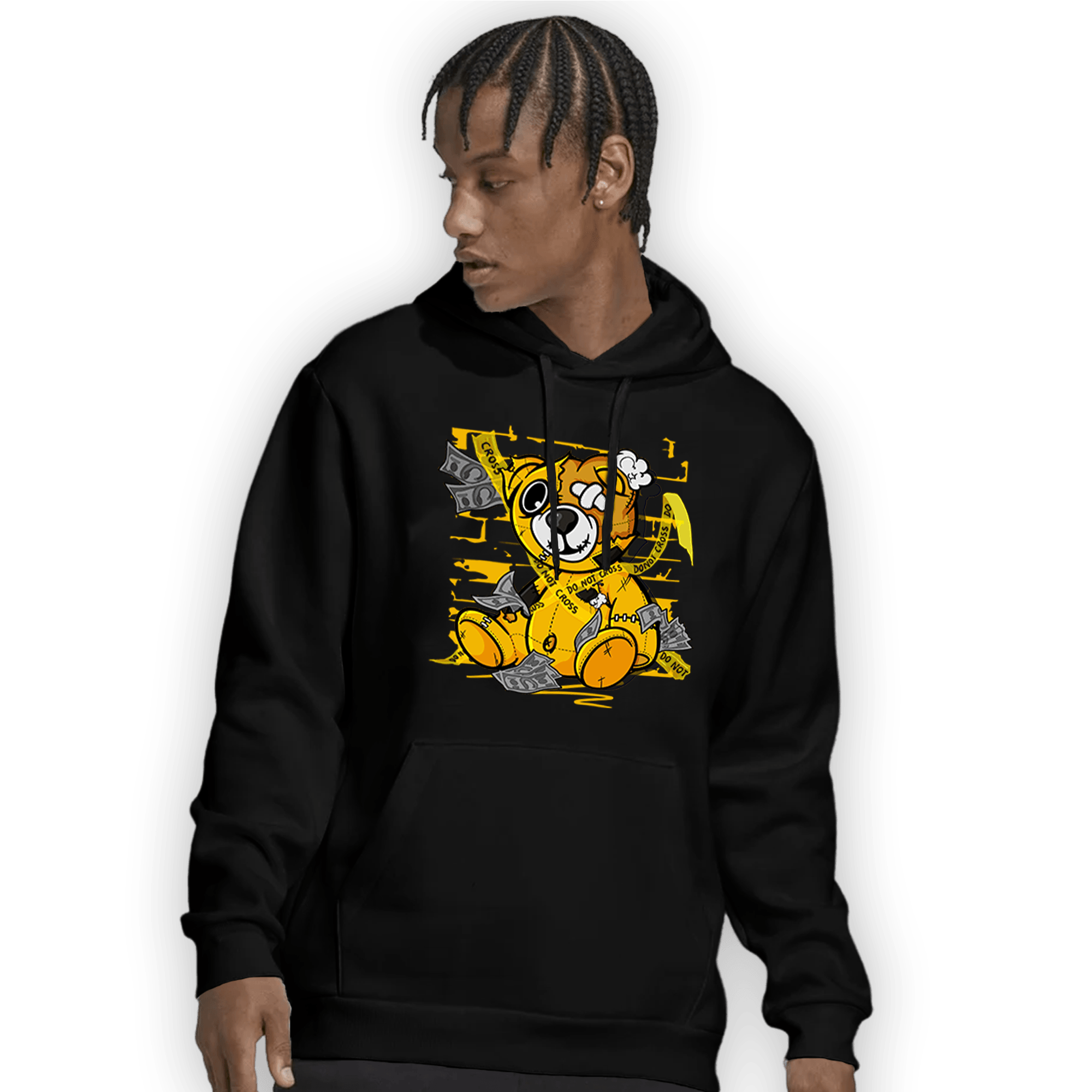 Yellow Ochre 1s Hoodie Match Money BER - NastyJamz