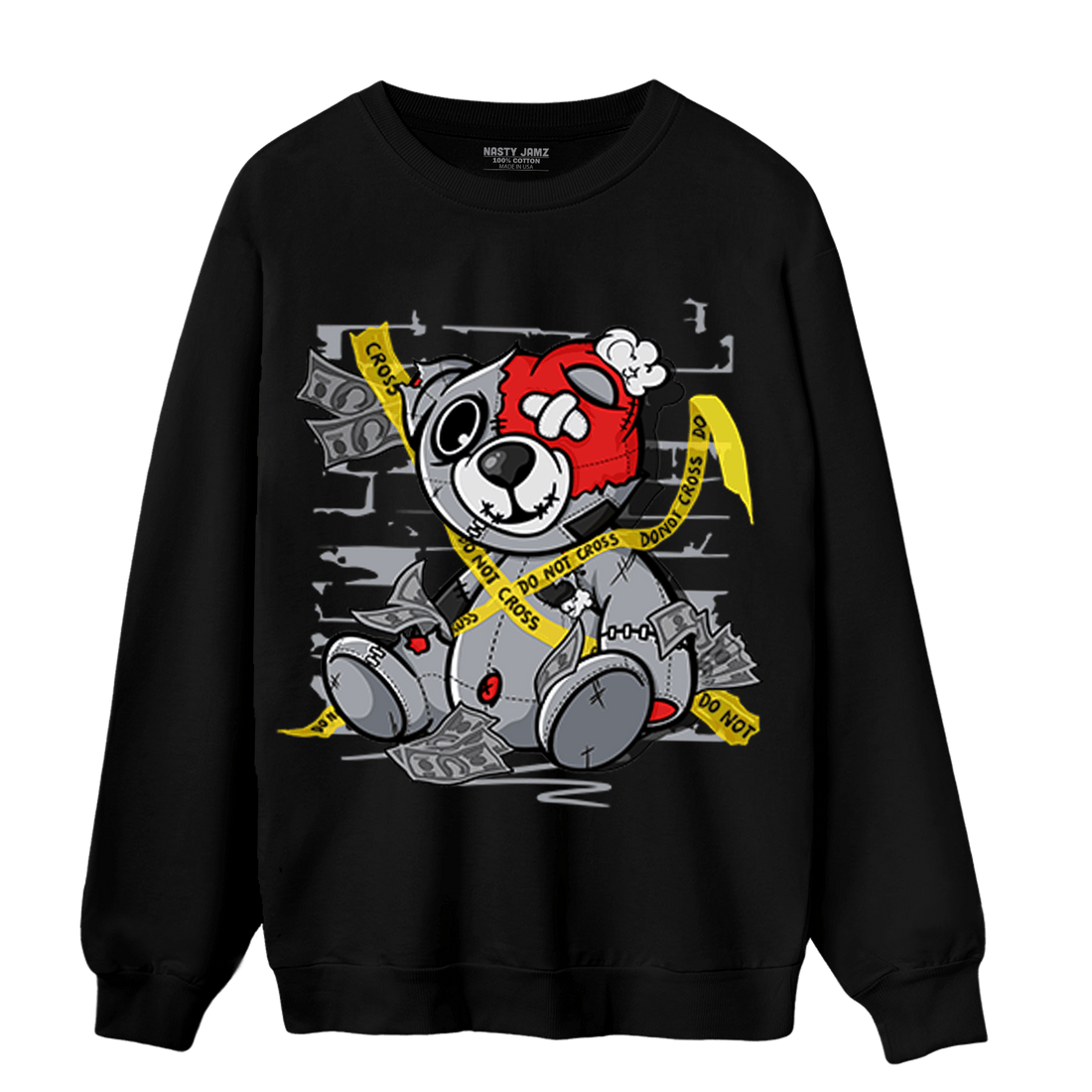Bred Reimagined 4s Sweatshirt Match Money BER - NastyJamz