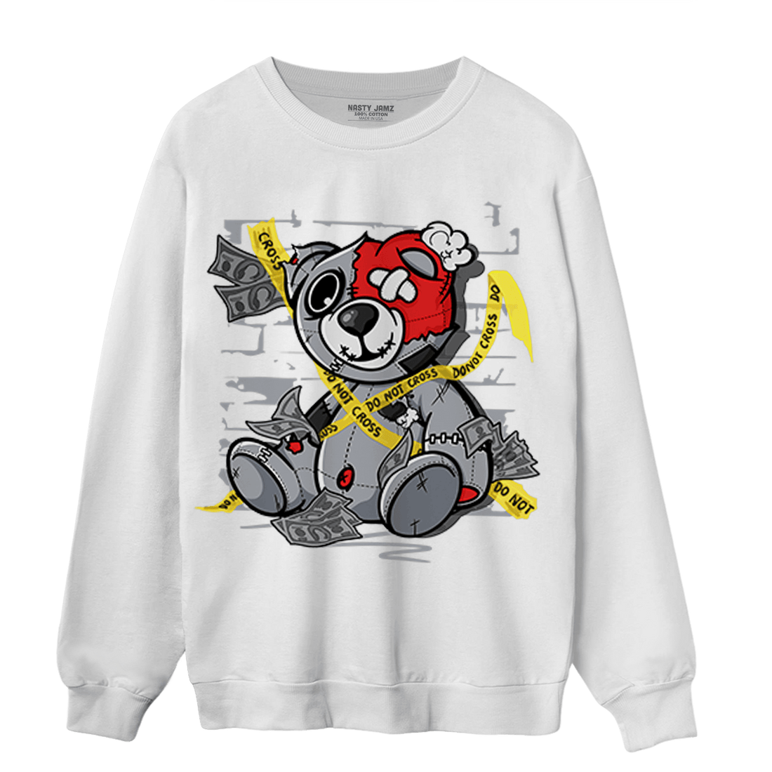 Bred Reimagined 4s Sweatshirt Match Money BER - NastyJamz