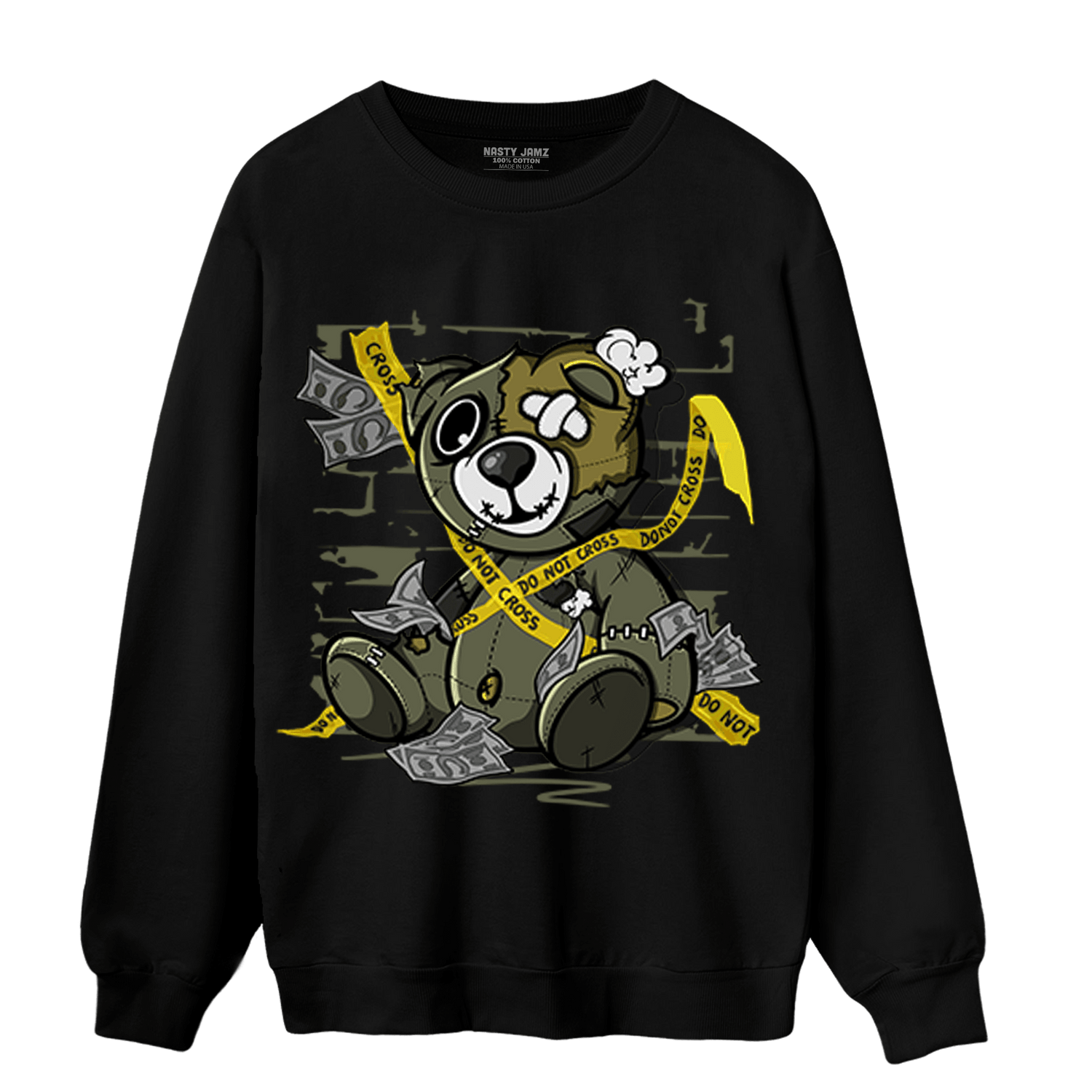 SE Craft Medium Olive 4s Sweatshirt Match Money BER - NastyJamz