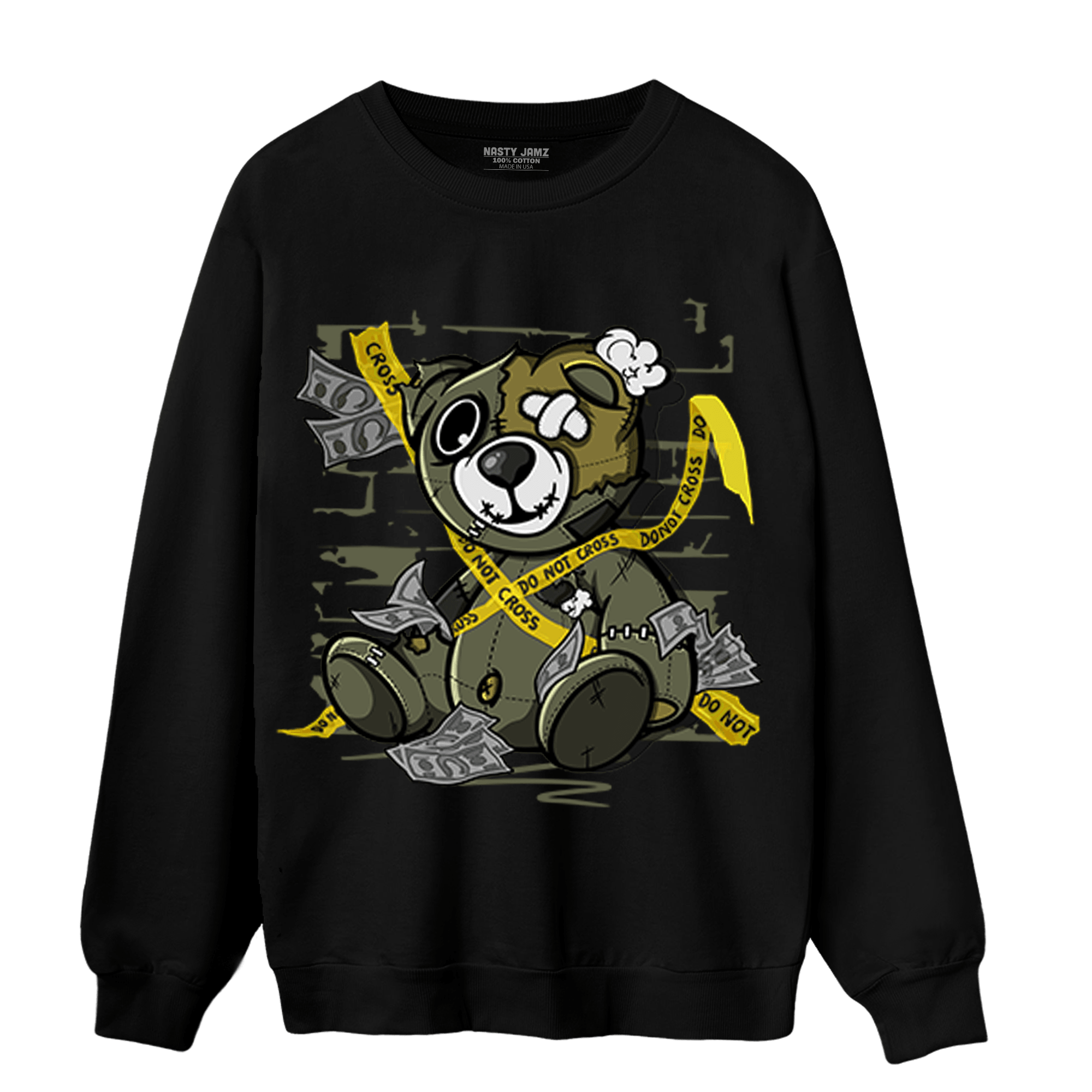 SE Craft Medium Olive 4s Sweatshirt Match Money BER - NastyJamz