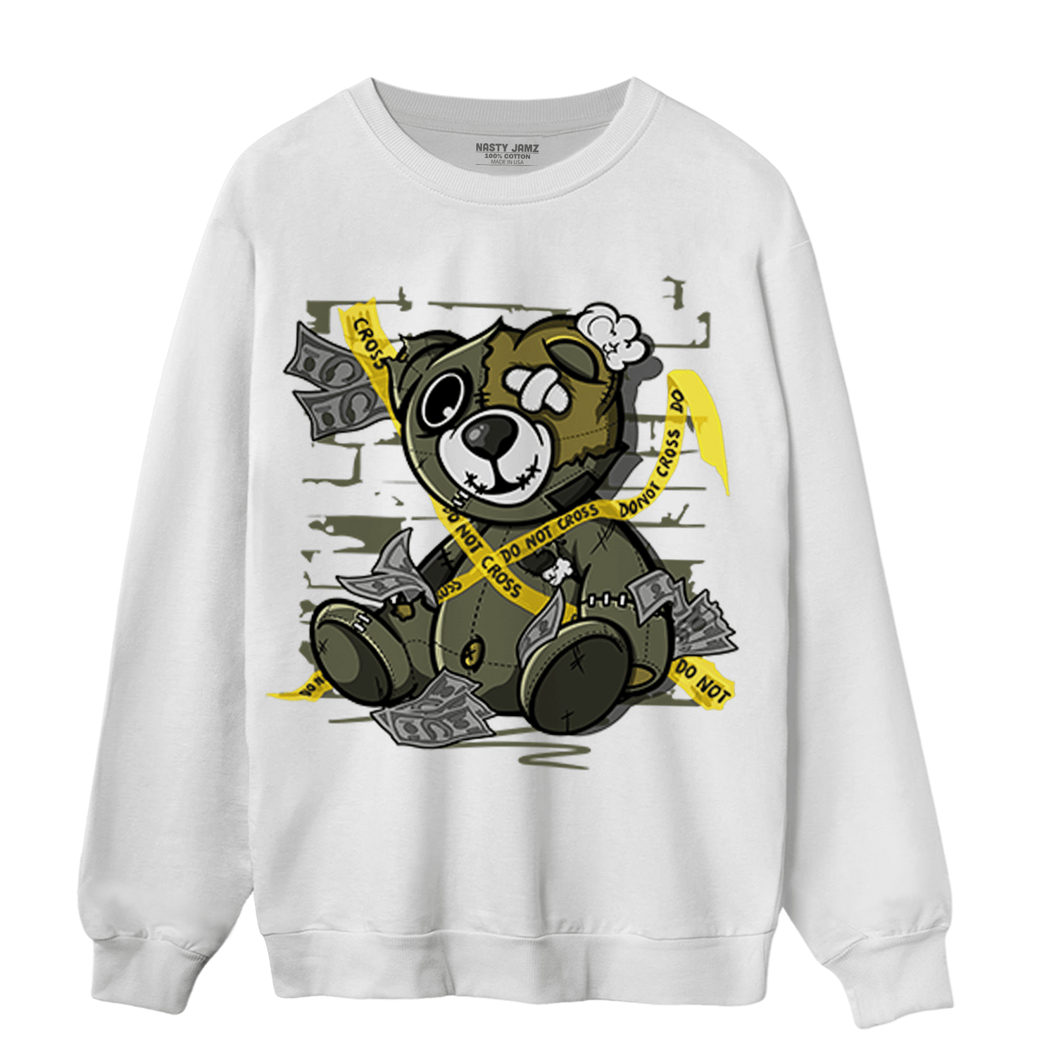 SE Craft Medium Olive 4s Sweatshirt Match Money BER - NastyJamz