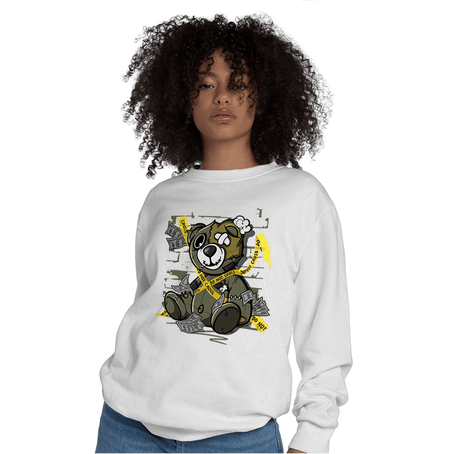 SE Craft Medium Olive 4s Sweatshirt Match Money BER - NastyJamz