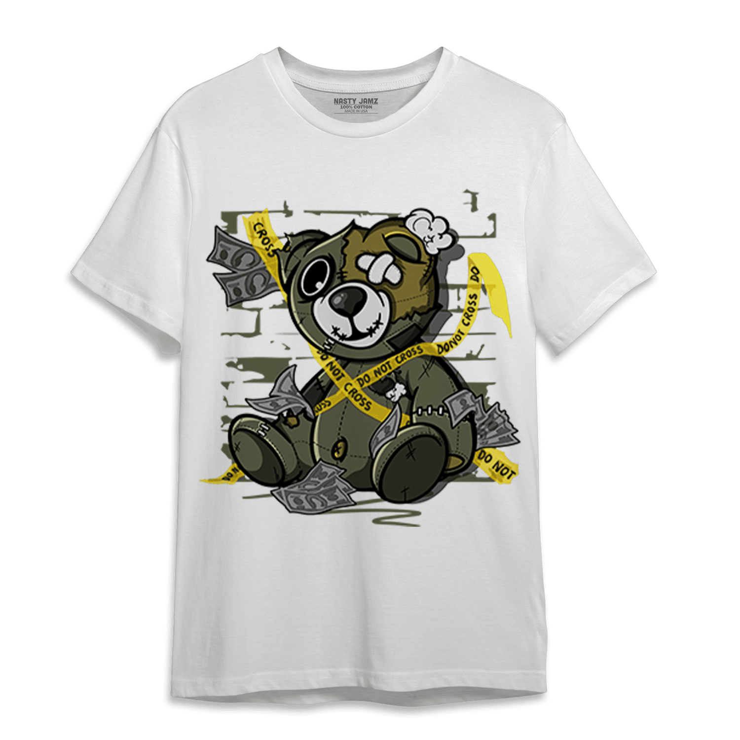 SE Craft Medium Olive 4s T Shirt Match Money BER - NastyJamz