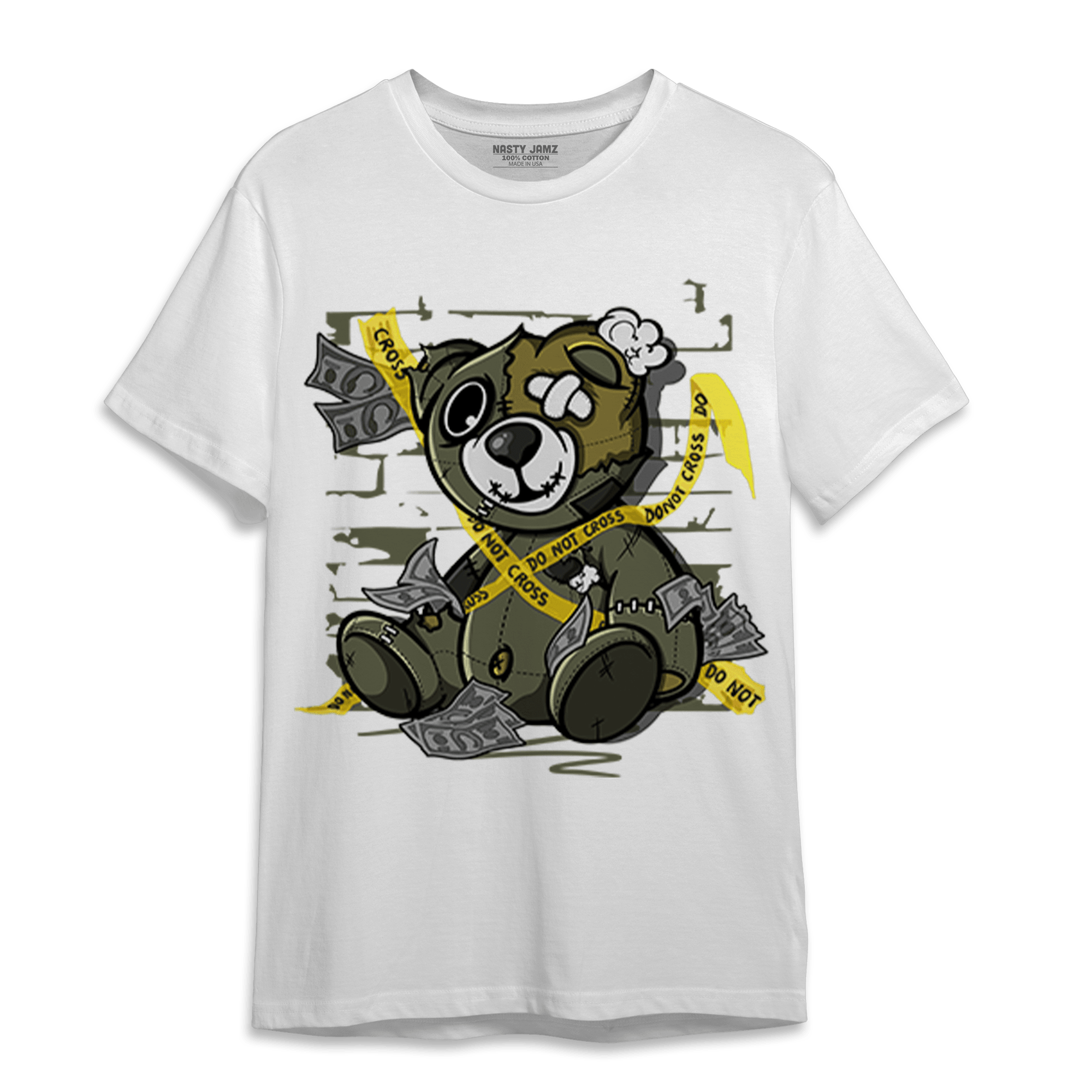 SE Craft Medium Olive 4s T Shirt Match Money BER - NastyJamz