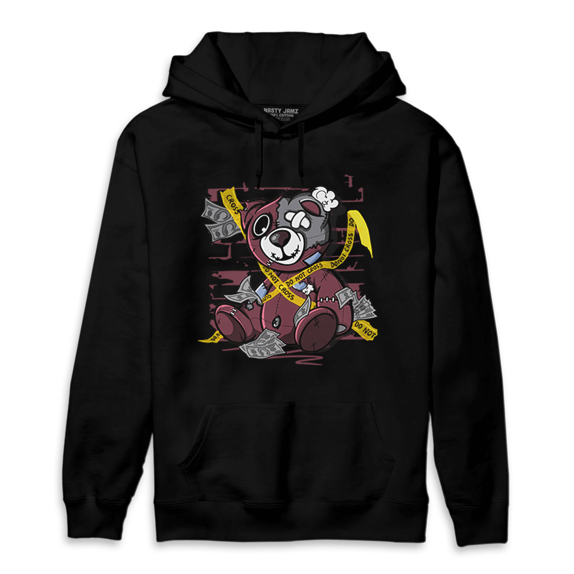 Burgundy 5s Hoodie Match Money BER - NastyJamz