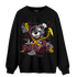 Burgundy 5s Sweatshirt Match Money BER - NastyJamz