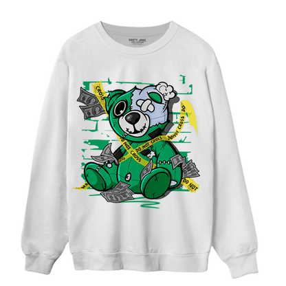 Lucky Green 5s Sweatshirt Match Money BER - NastyJamz