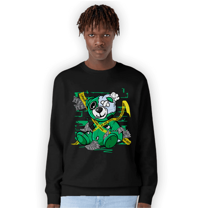Lucky Green 5s Sweatshirt Match Money BER - NastyJamz