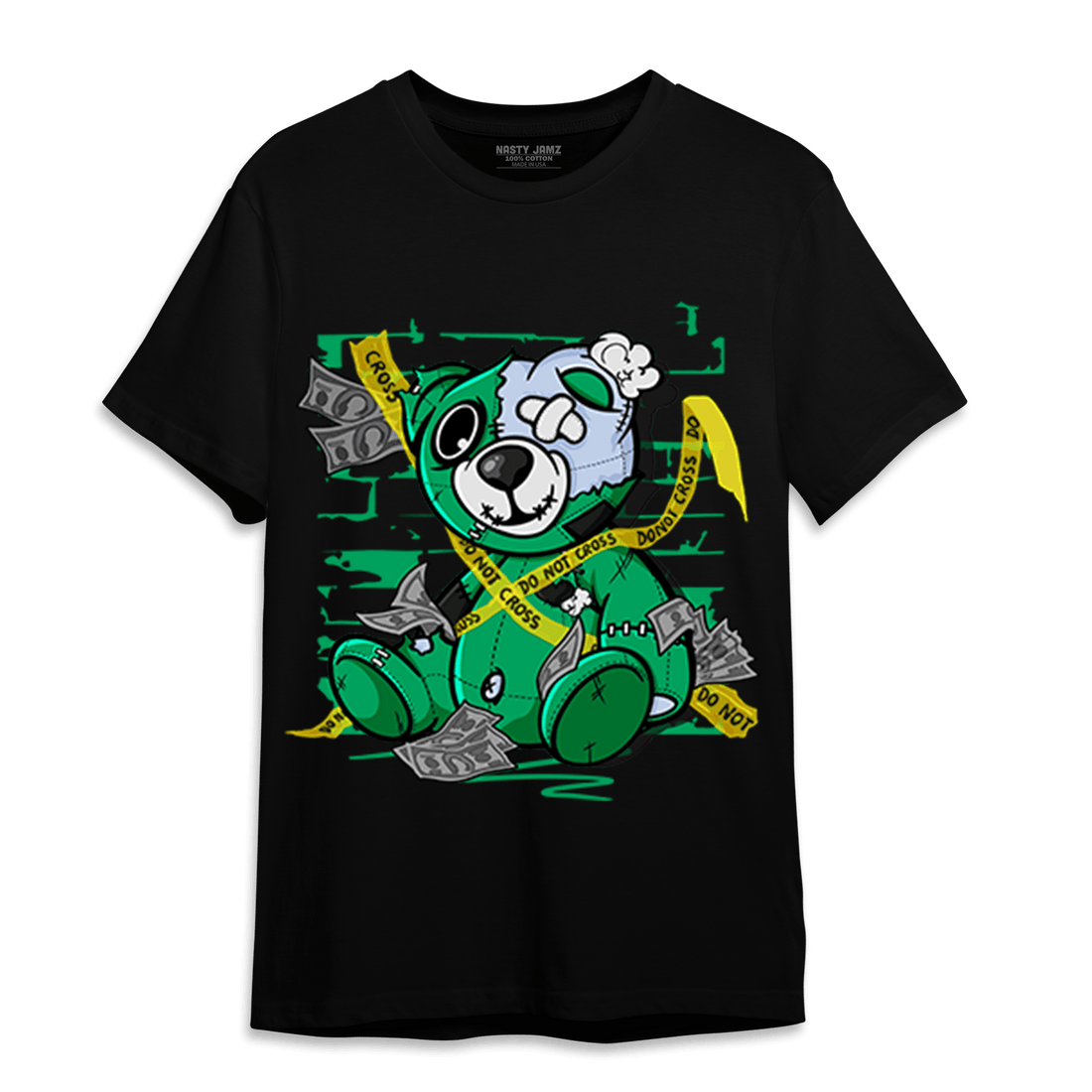 Lucky Green 5s T Shirt Match Money BER - NastyJamz