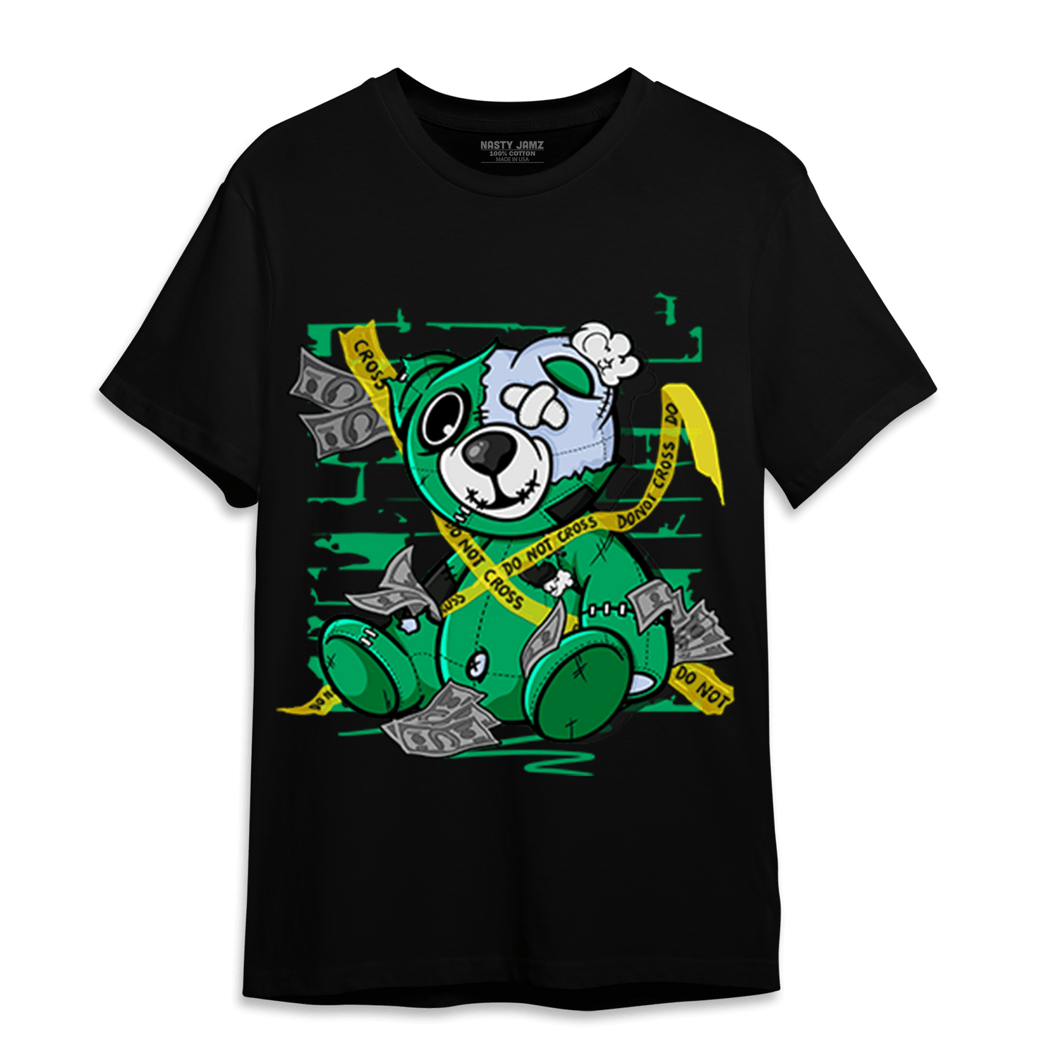 Lucky Green 5s T Shirt Match Money BER - NastyJamz