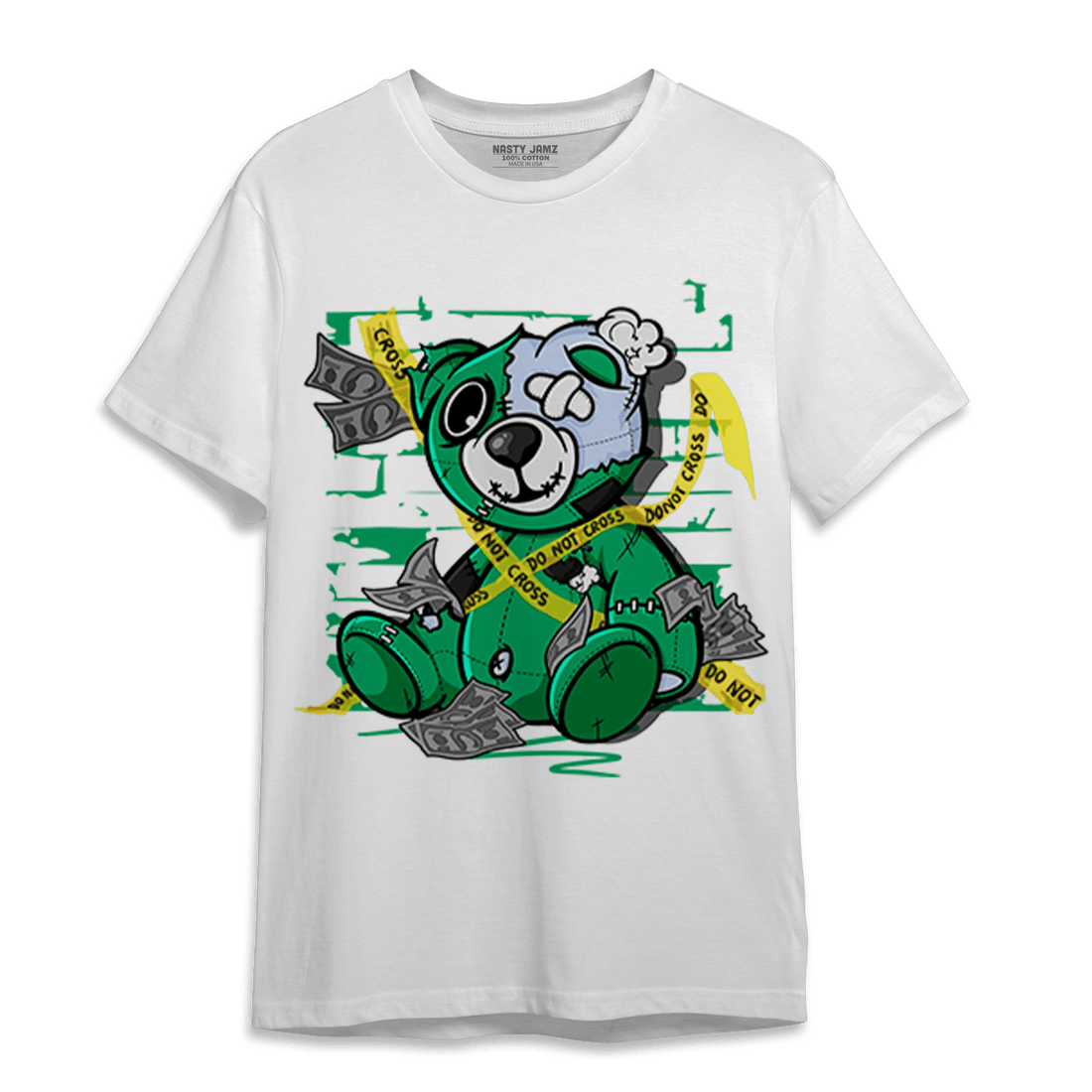 Lucky Green 5s T Shirt Match Money BER - NastyJamz