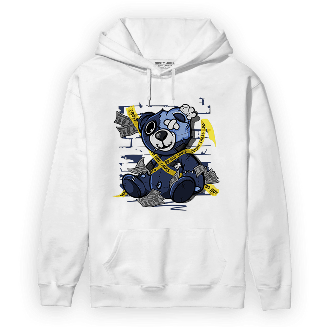 Midnight Navy 5s Hoodie Match Money BER - NastyJamz