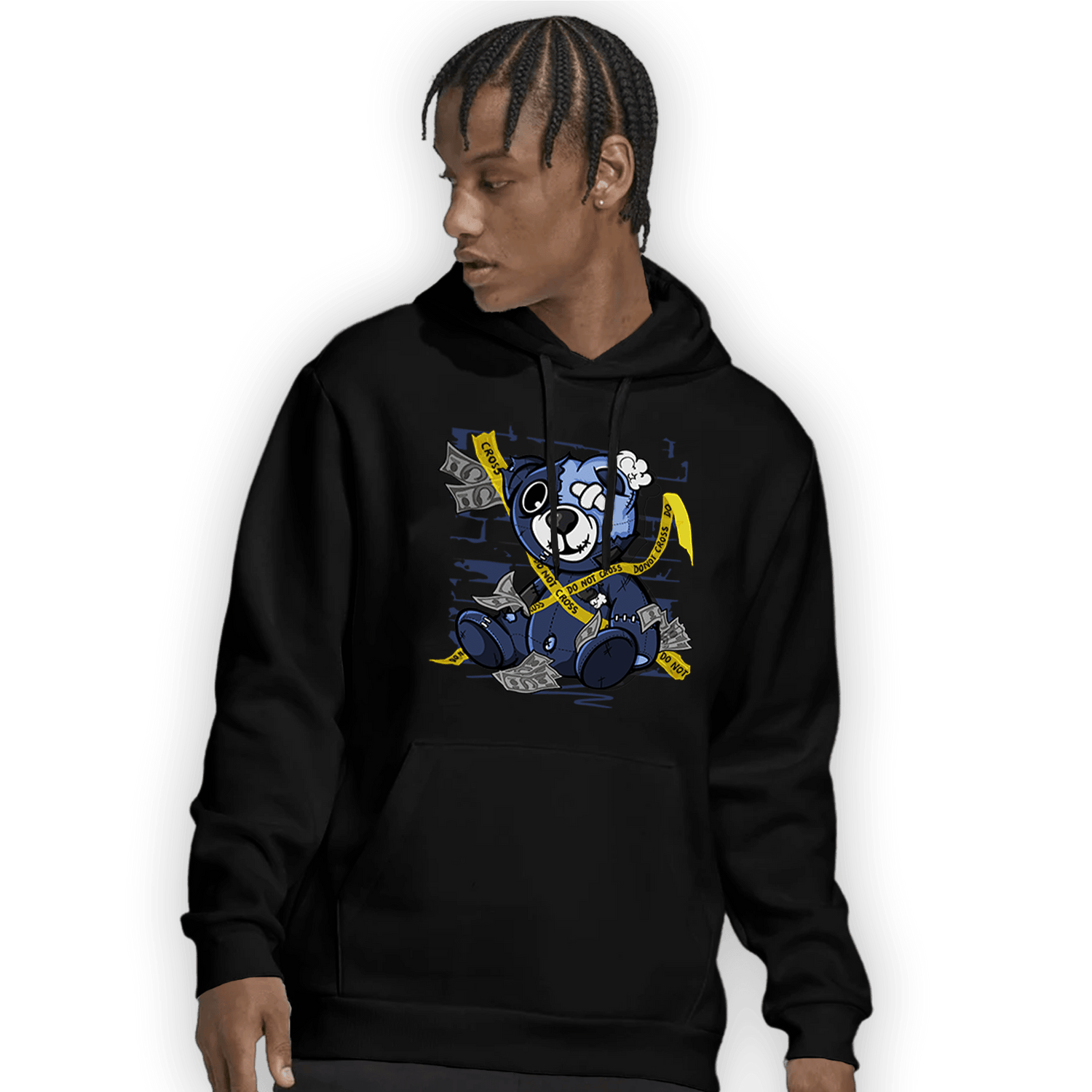 Midnight Navy 5s Hoodie Match Money BER - NastyJamz