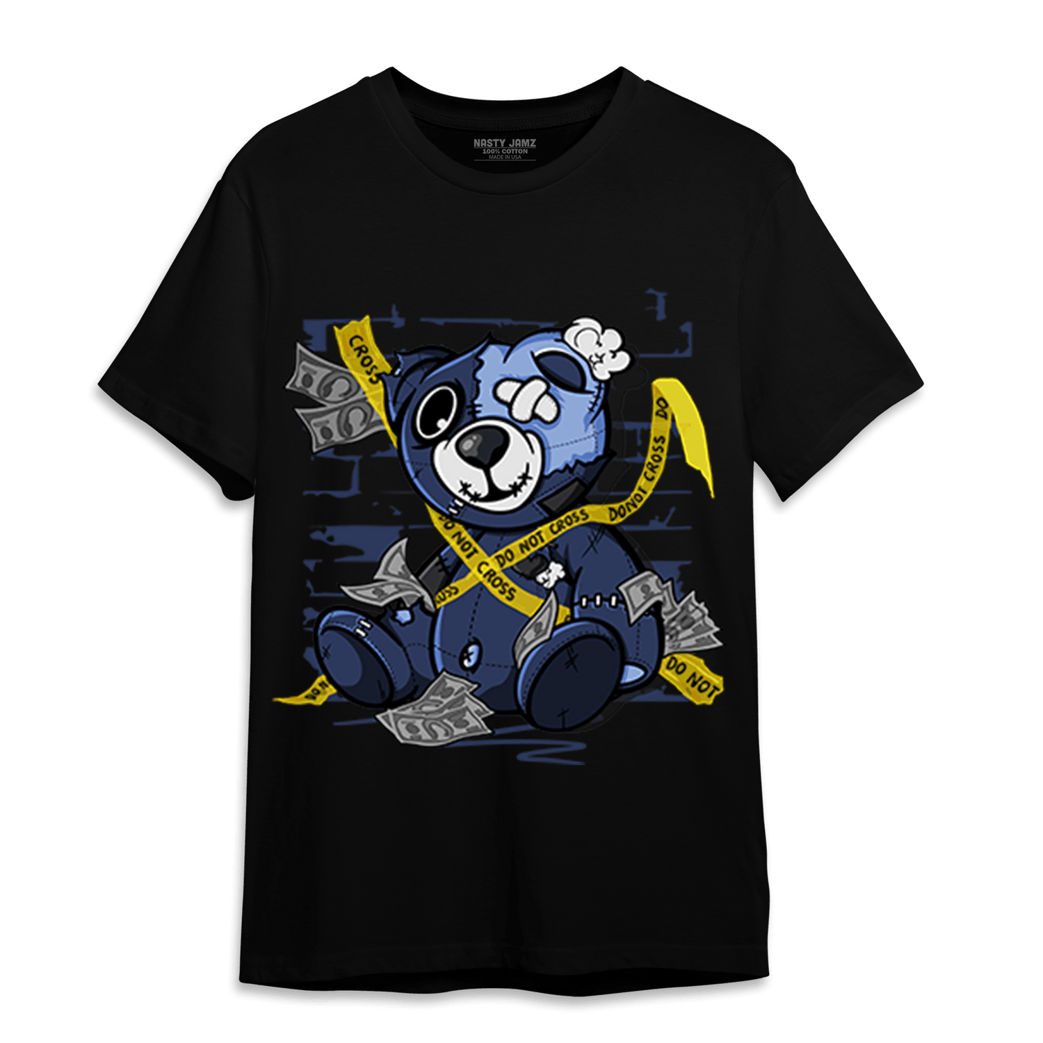 Midnight Navy 5s T Shirt Match Money BER - NastyJamz