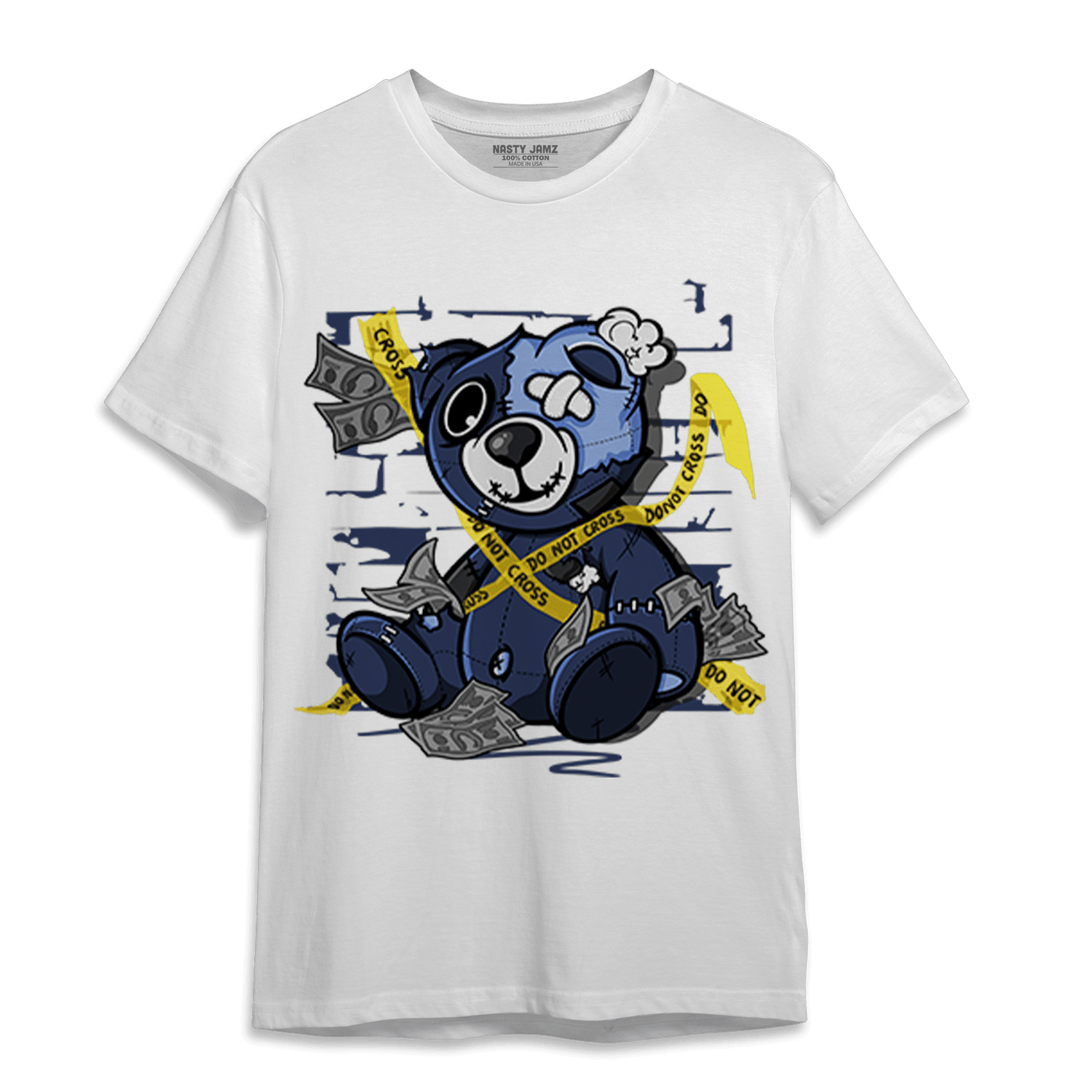 Midnight Navy 5s T Shirt Match Money BER - NastyJamz