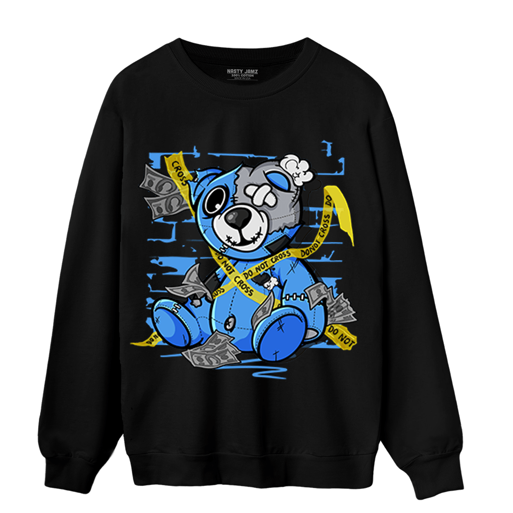 University Blue 5s Sweatshirt Match Money BER - NastyJamz