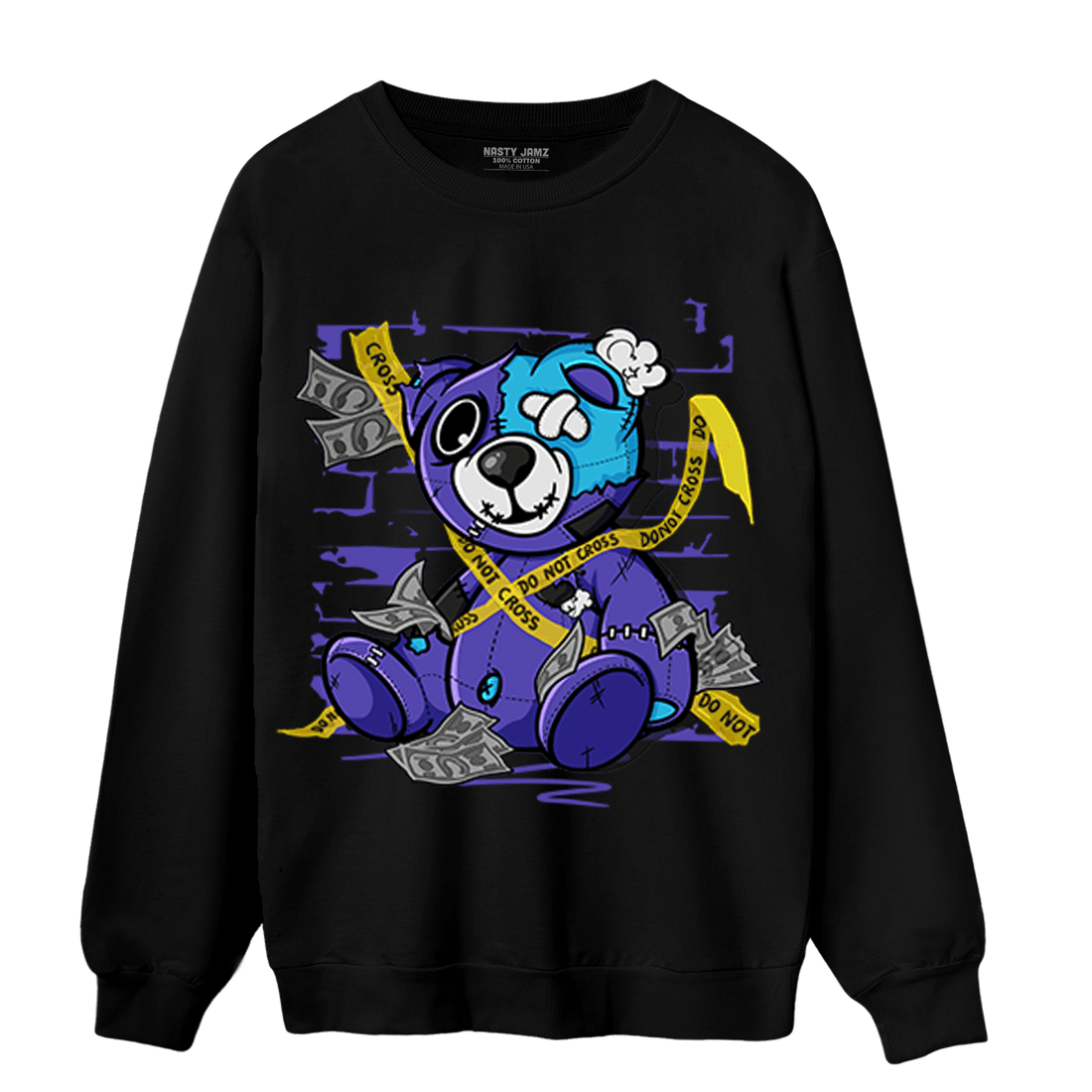 Aqua 6s Sweatshirt Match Money BER - NastyJamz