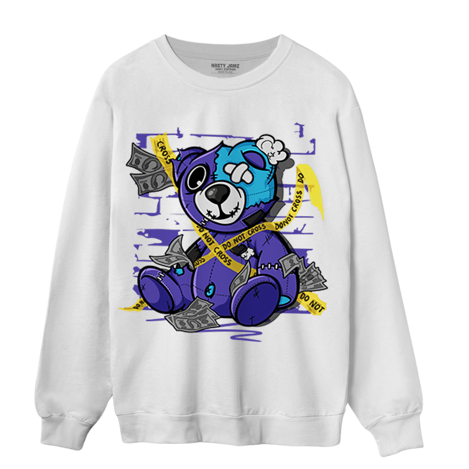 Aqua 6s Sweatshirt Match Money BER - NastyJamz