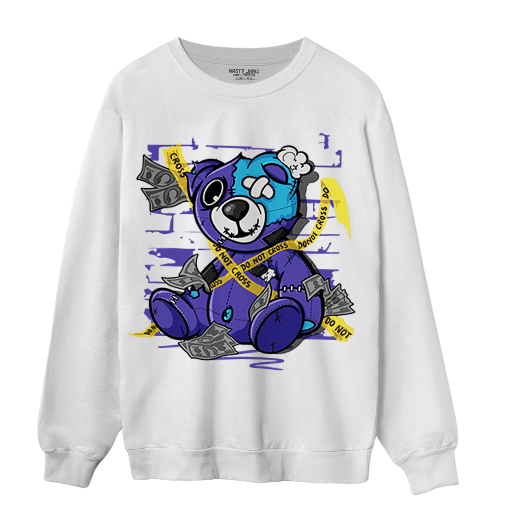 Aqua 6s Sweatshirt Match Money BER - NastyJamz