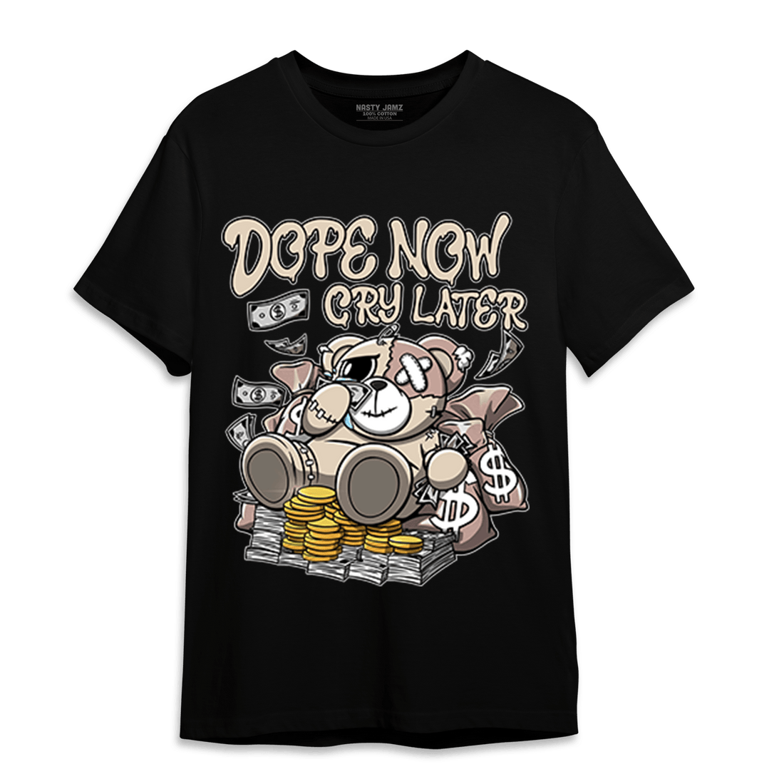 Dunk Low Twist Sanddrift T Shirt Match Money Cry BER - NastyJamz