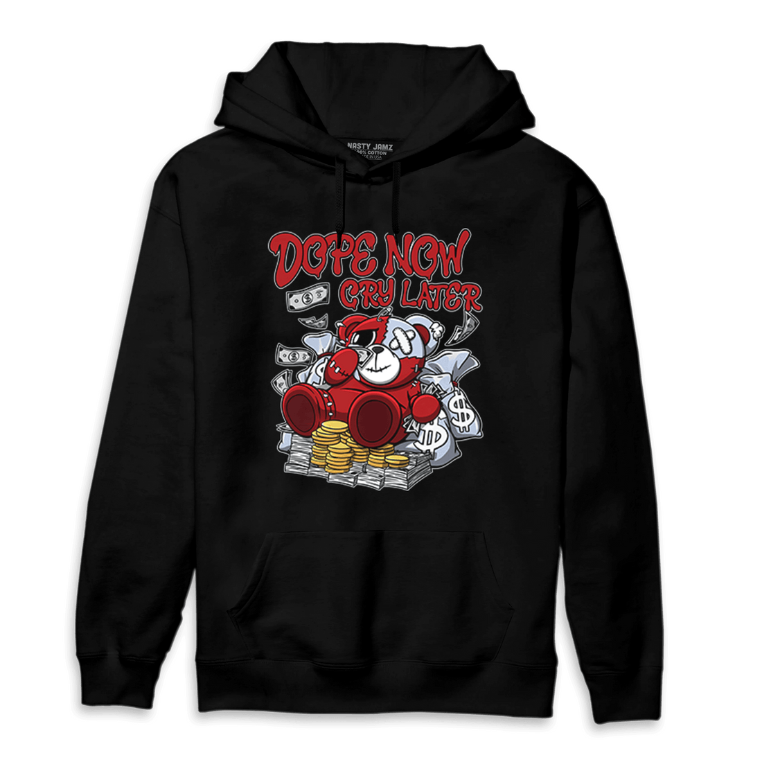 Cherry 11s Hoodie Match Money Cry BER - NastyJamz