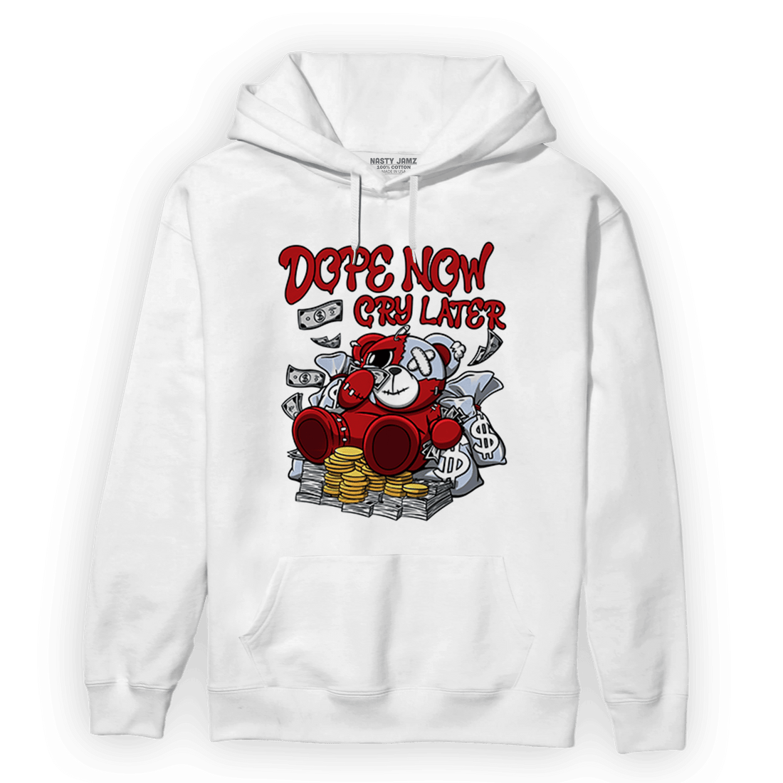 Cherry 11s Hoodie Match Money Cry BER - NastyJamz