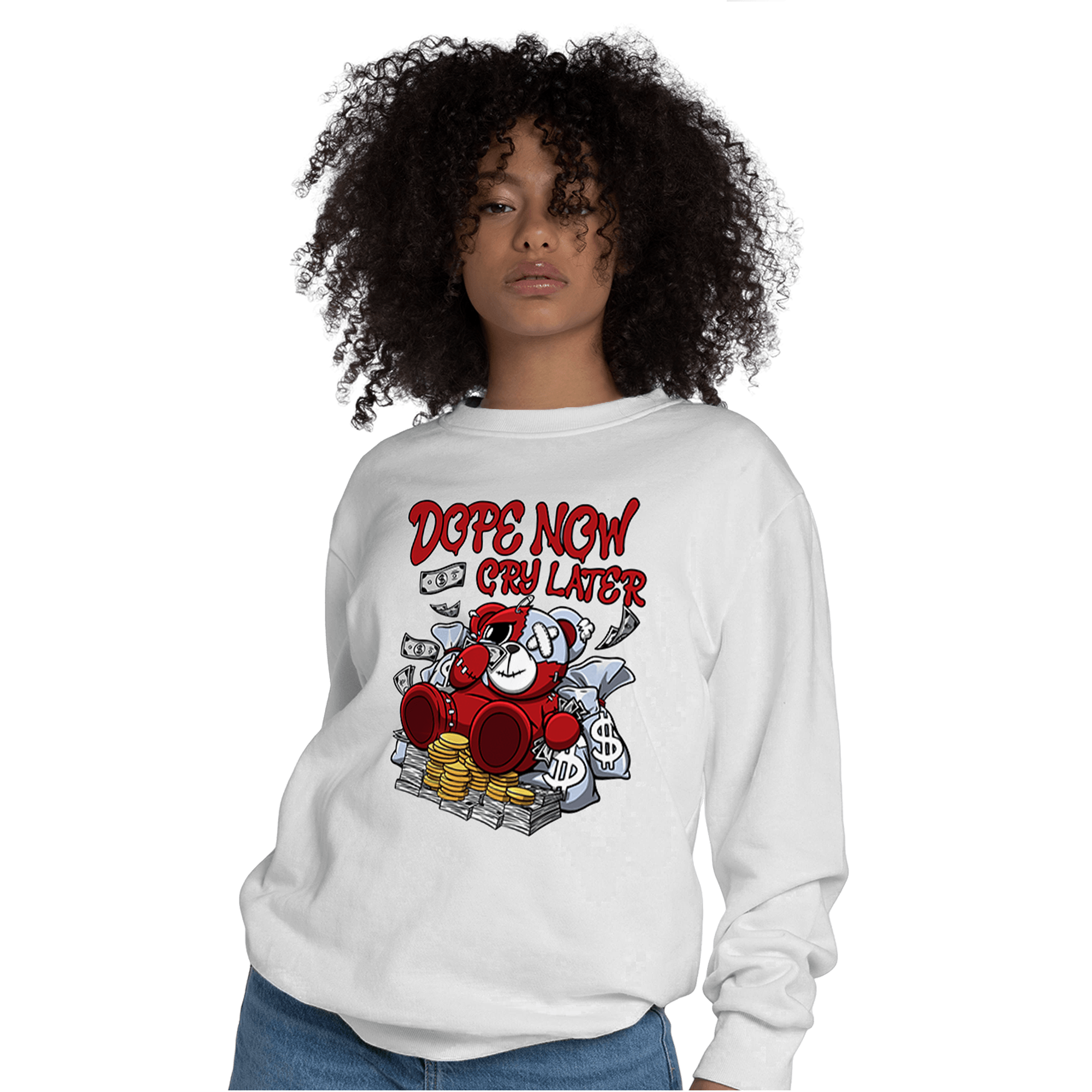 Cherry 11s Sweatshirt Match Money Cry BER - NastyJamz