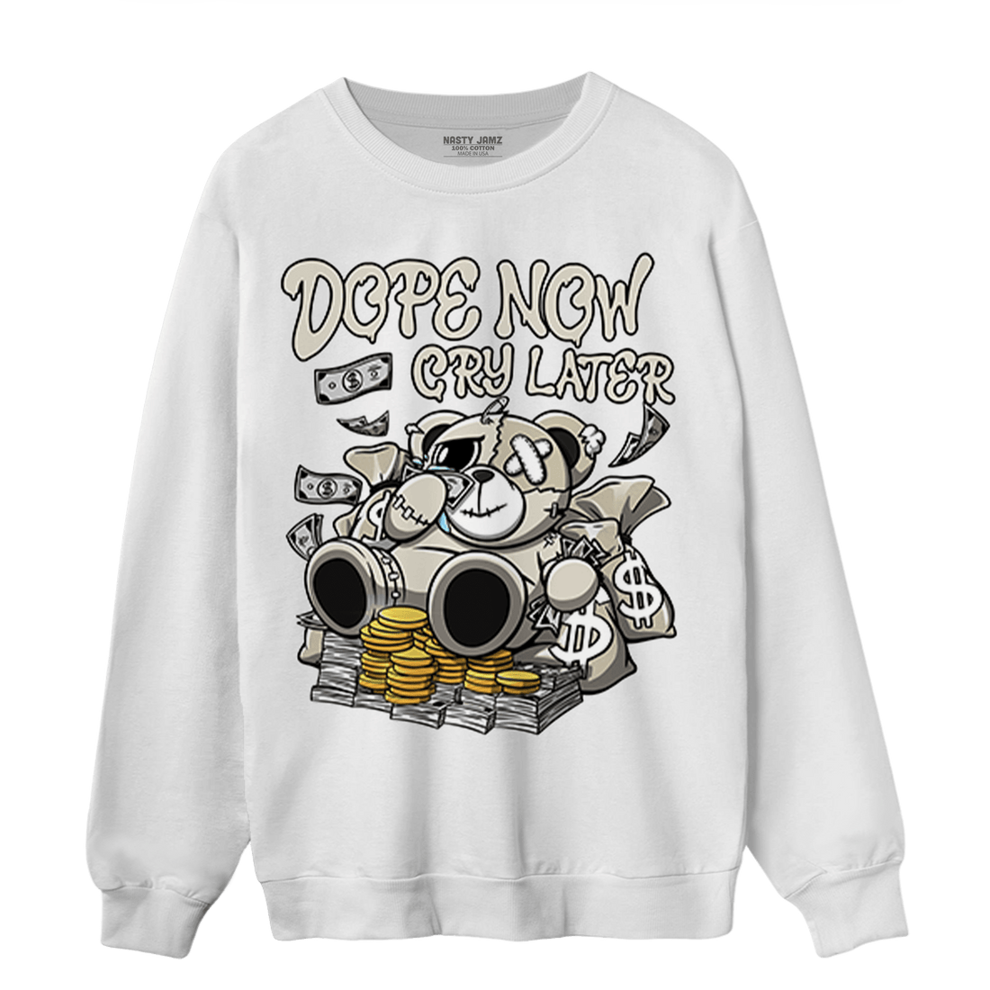 Gratitude 11s Sweatshirt Match Money Cry BER - NastyJamz